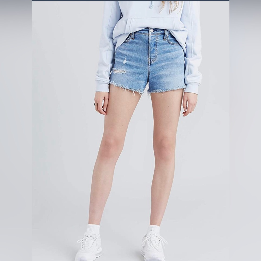 Levi's Women's HR Shorts, Big City Lights